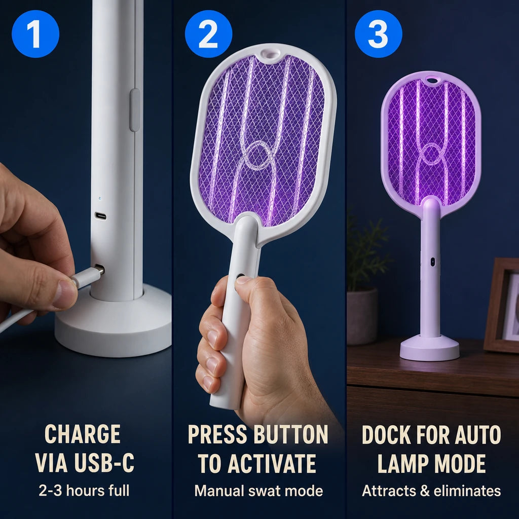 3000V Electric Mosquito Swatter