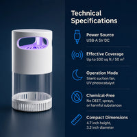 Advanced Bionic Mosquito Trap Lamp – USB Powered
