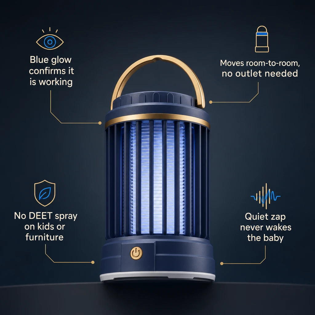 USB Rechargeable Mosquito Killer Lamp