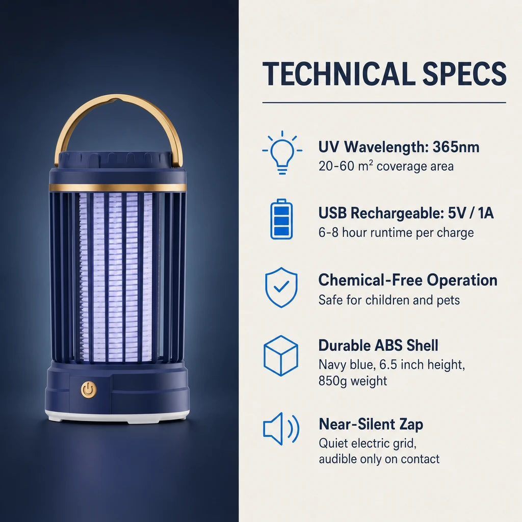 USB Rechargeable Mosquito Killer Lamp