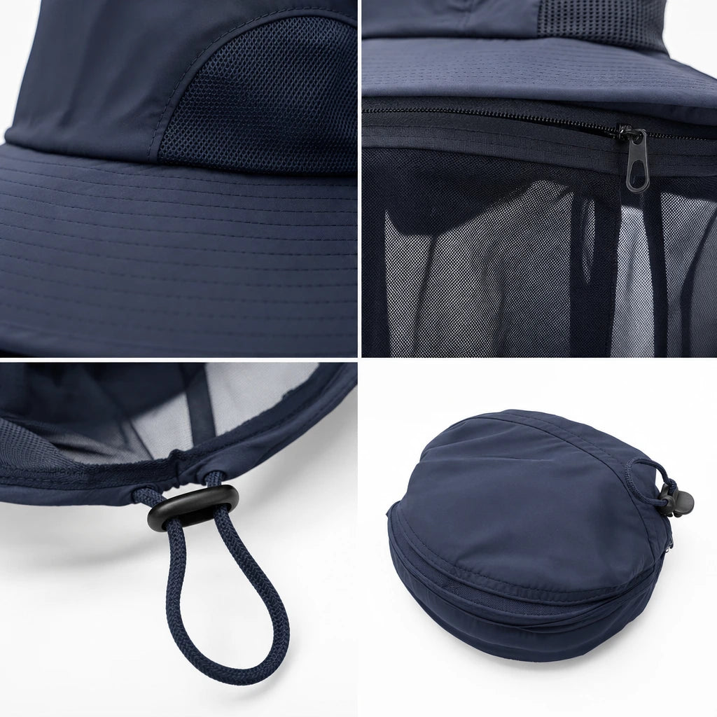 Block 2 — UV Protection Hat with Insect Mesh