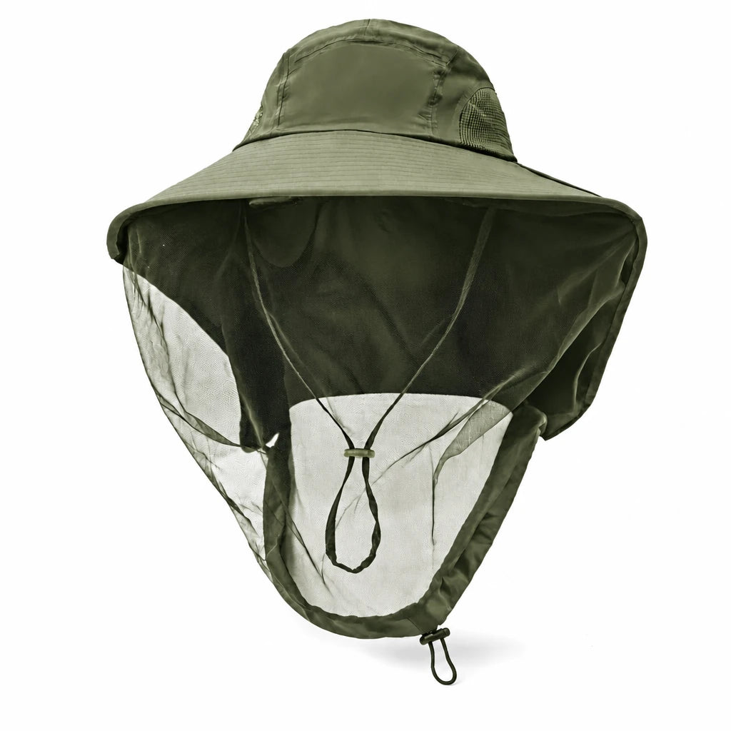 UV Protection Hat with Insect Mesh