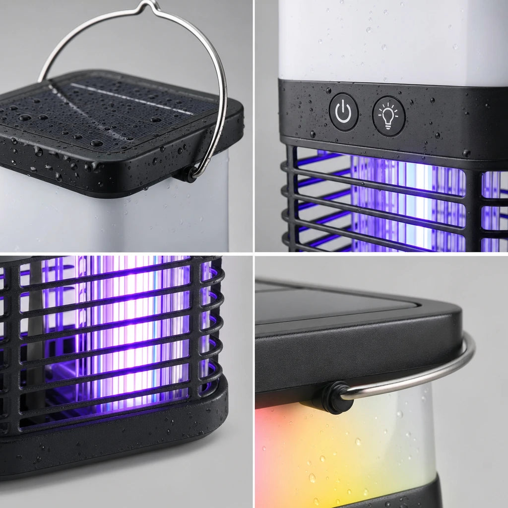 Block 2 — Waterproof Mosquito Killer Lamp with RGB Lighting