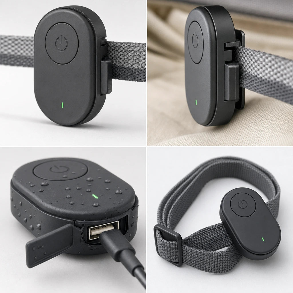 Block 2 — Wearable Ultrasonic Insect Repeller – Flea & Mite Device